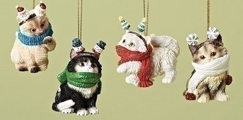 3" Kitten Ornaments