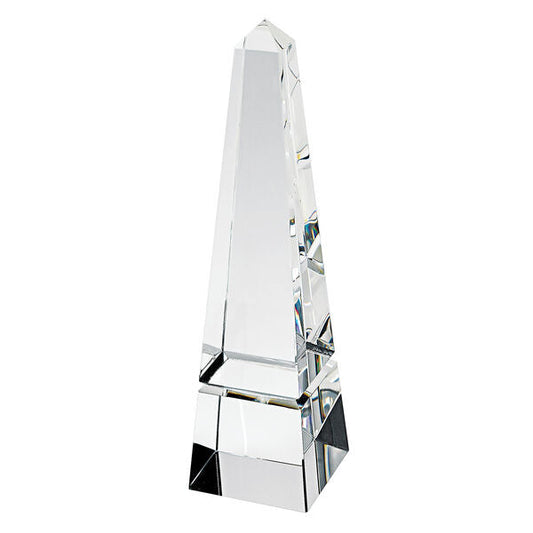 Elegant Hand Crafted Crystal 12" Obelisk Sale