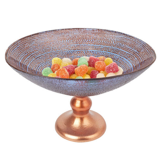 Dory - A Footed Oval Glass 9" Candy Bowl Sale