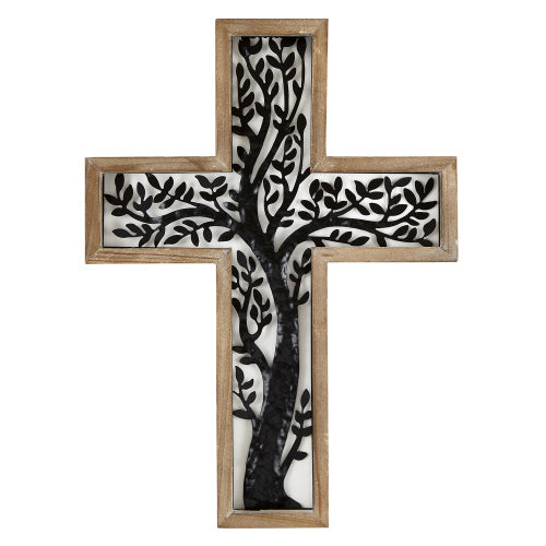 Metal Tree Cross