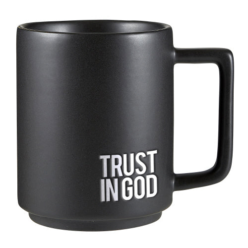 Matte Cafe Mug Trust In God