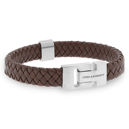 Leather Bracelet Harrison - Brown