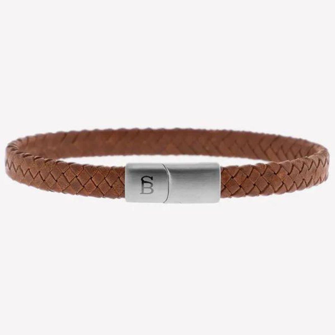 Leather Bracelet Riley - Caramel Big December Sale