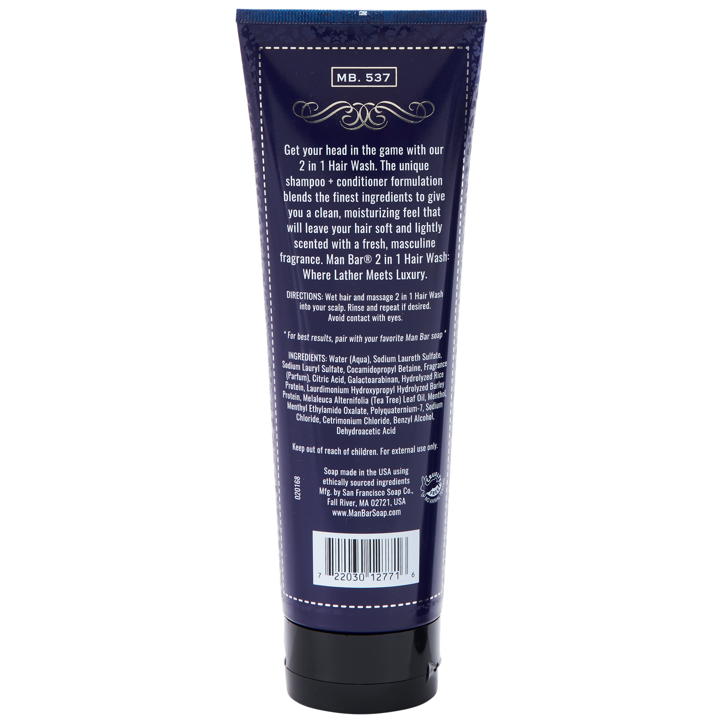 2 In 1 Hair Wash: Silver Sage & Bergamot 8.5 Fl Oz