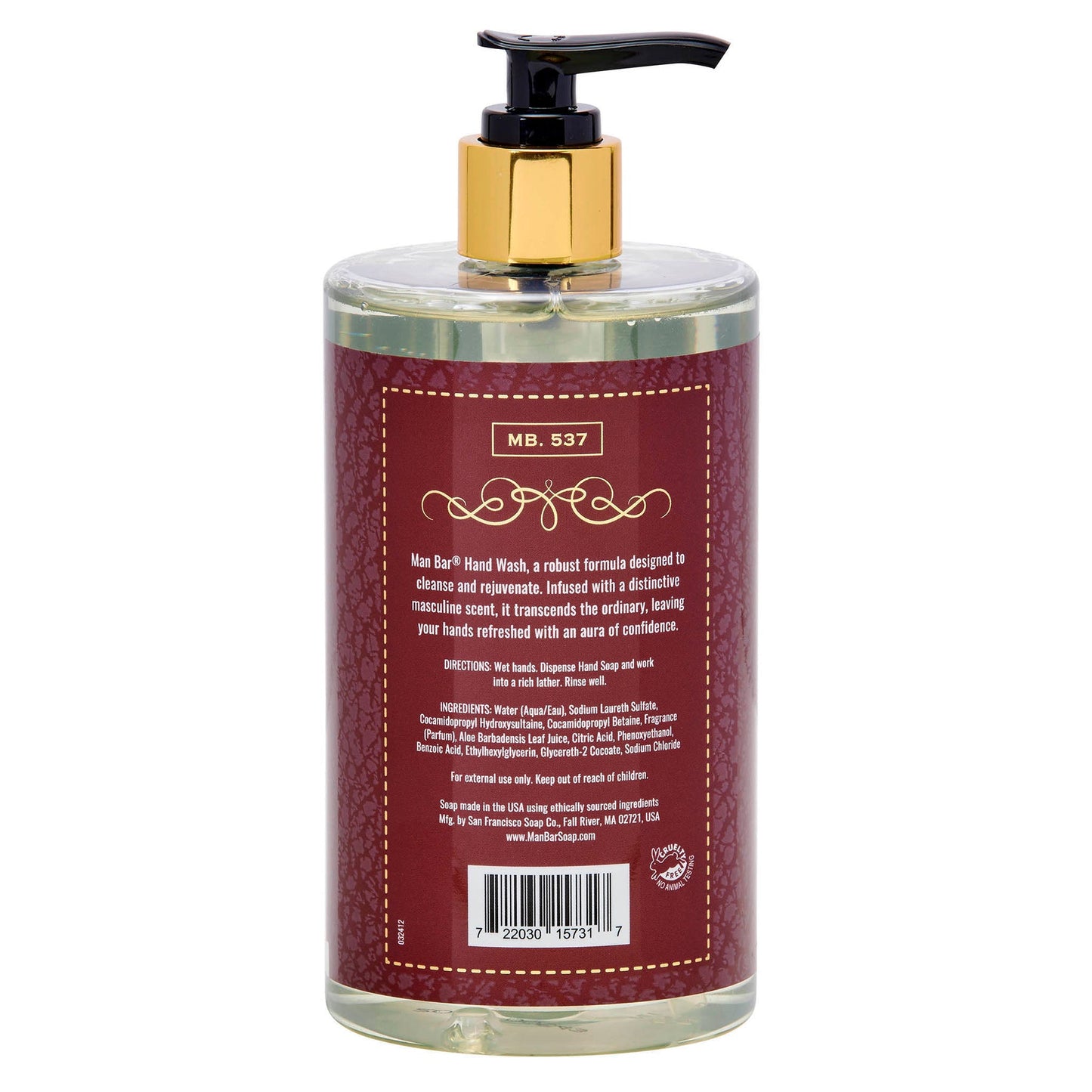 Hand Wash: Exotic Musk & Sandalwood 16.5 Fl Oz