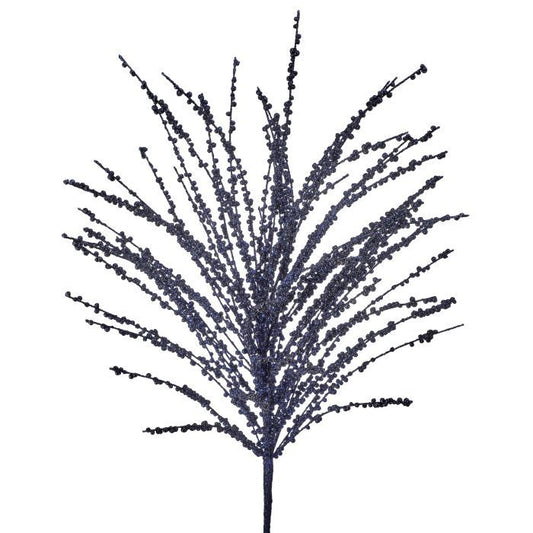 Midnight Blue 24" Glitter Grass Spray