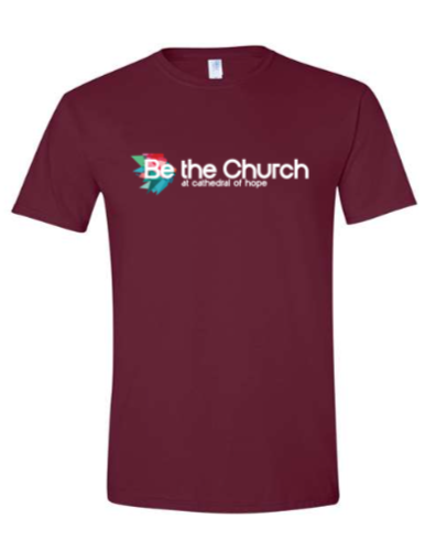 Be The Church Logo Tee Shirt - Maroon