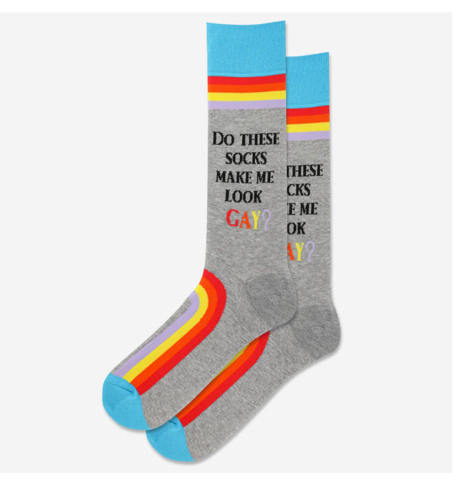 Men's Do These Socks Crew Socks/Gray Sale