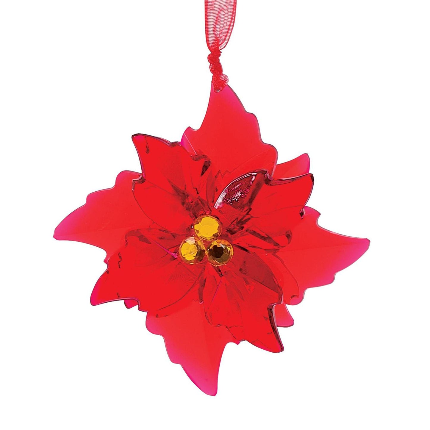 Mini Poinsettia Ornament