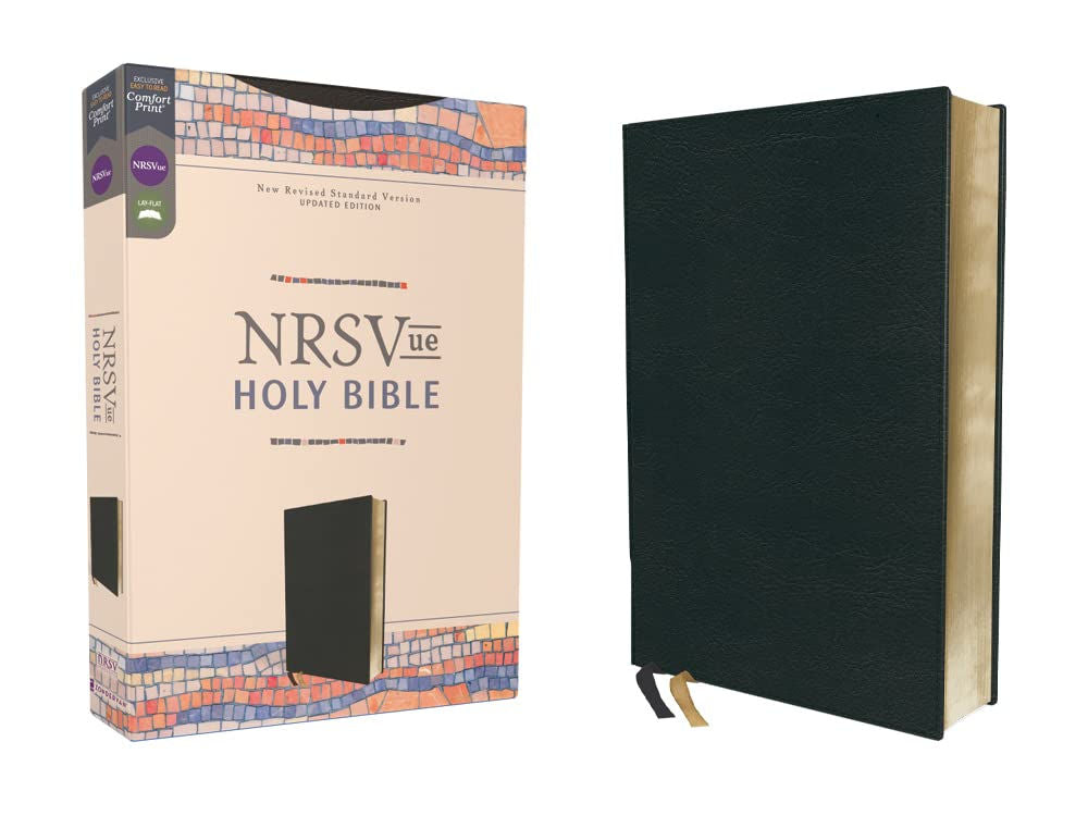 Nrsvue, Holy Bible, Leathersoft, Black, Comfort Print