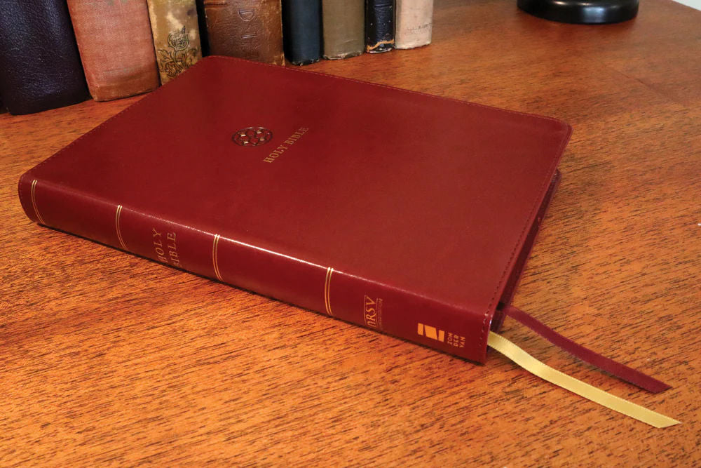 Nrsvue, Holy Bible, Leathersoft, Burgundy, Comfort Print