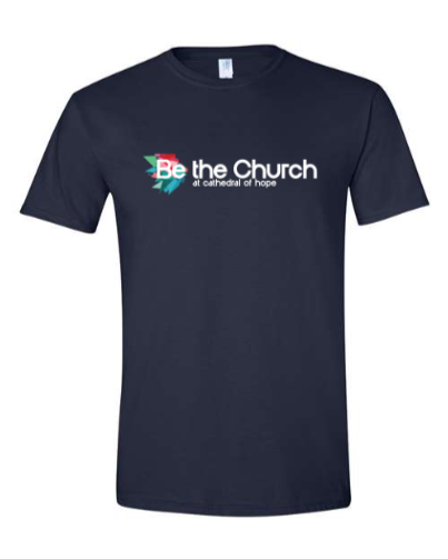 Be The Church Logo Tee Shirt - Navy Blue