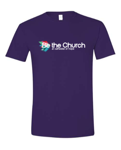 Be The Church Logo Tee Shirt - Purple