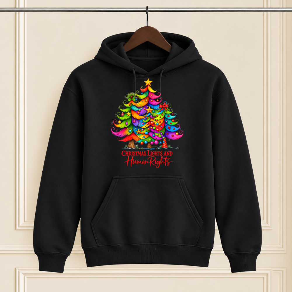 "Christmas Lights and Human Rights" Christmas Shirt