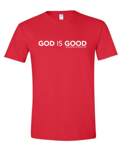 God Is Good Tee Shirt - Red