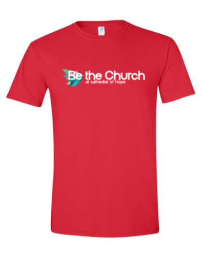 Be The Church Logo Tee Shirt - Red