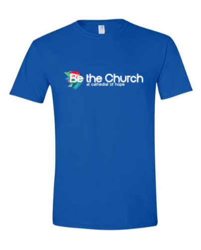 Be The Church Logo Tee Shirt - Royal Blue