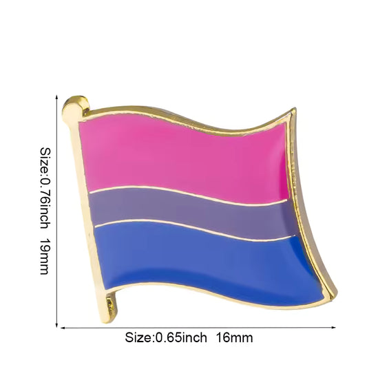 Bisexual Pride Flag Pin