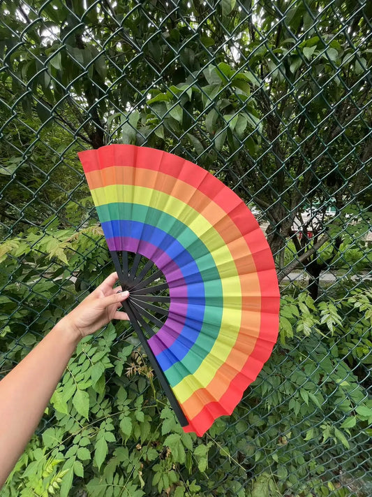 Rainbbow Pride Fan