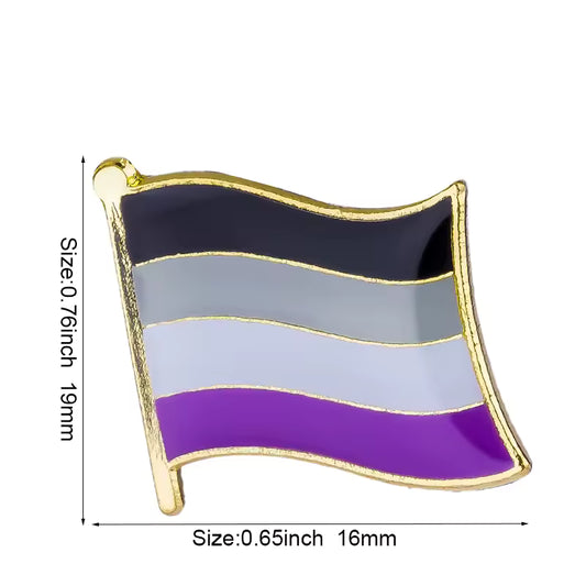 Asexual Pride Flag Pin