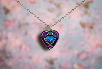 Rose Heart Pendant
