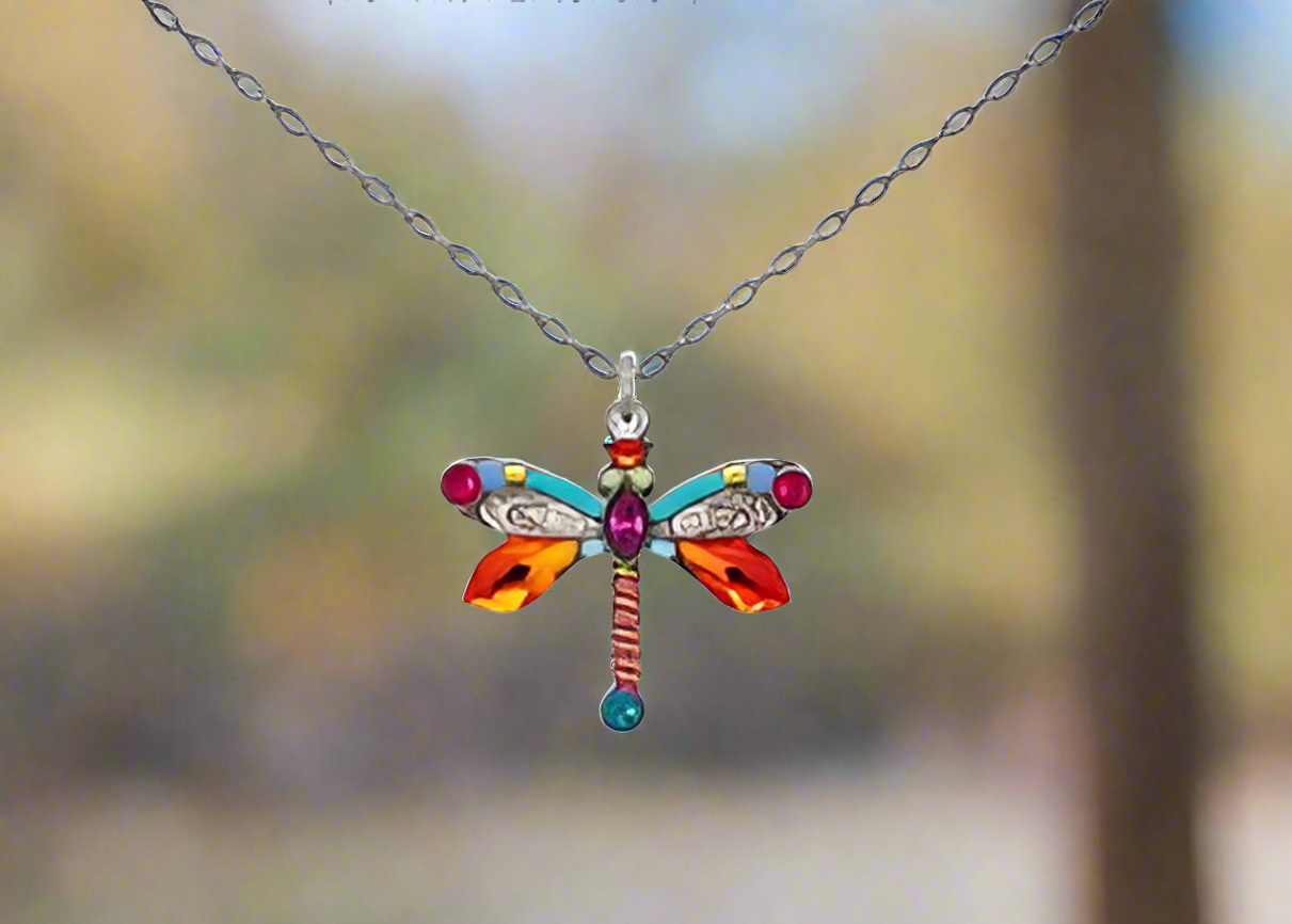 Multi Dragonfly Necklace