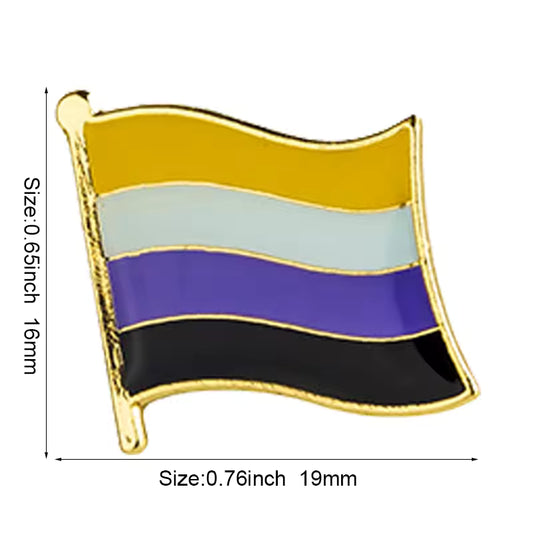 Nonbinary Pride Flag Pin