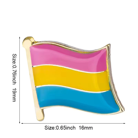 Pansexual Pride Flag Pin