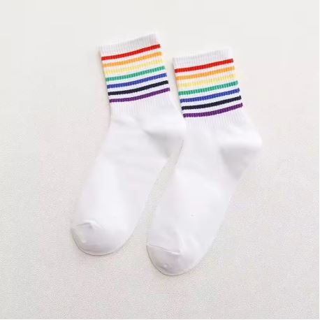 Rainbow Crew Pride Socks