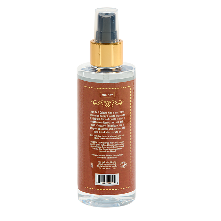 Cologne Mist: Spiced Tobacco 6 Fl Oz