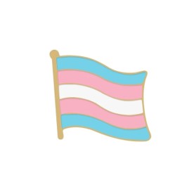 Trans Flag Lapel Pin