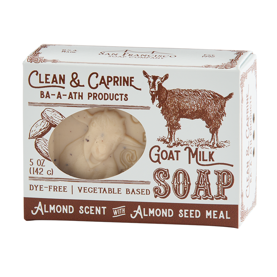 Clean & Caprine: Almond Goat Milk 5Oz Bar Soap