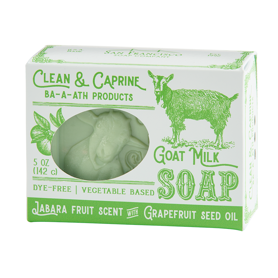 Clean & Caprine: Jabara Fruit Goat Milk  5Oz Bar Soap