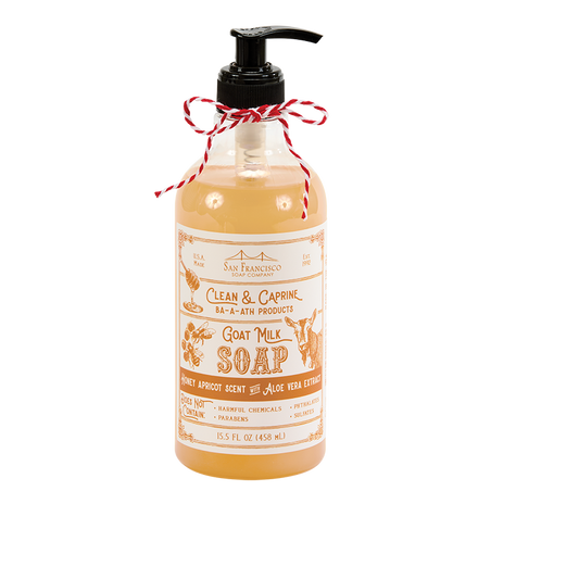 Goat Milk Honey Apricot 15.5 Oz Clean & Caprine Hand Wash