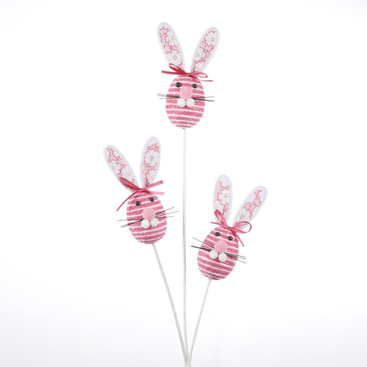 29" Easter Rabbit Spray - Pink