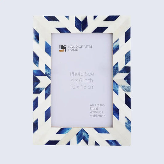 Picture Frame Hypno Frost Blue & White