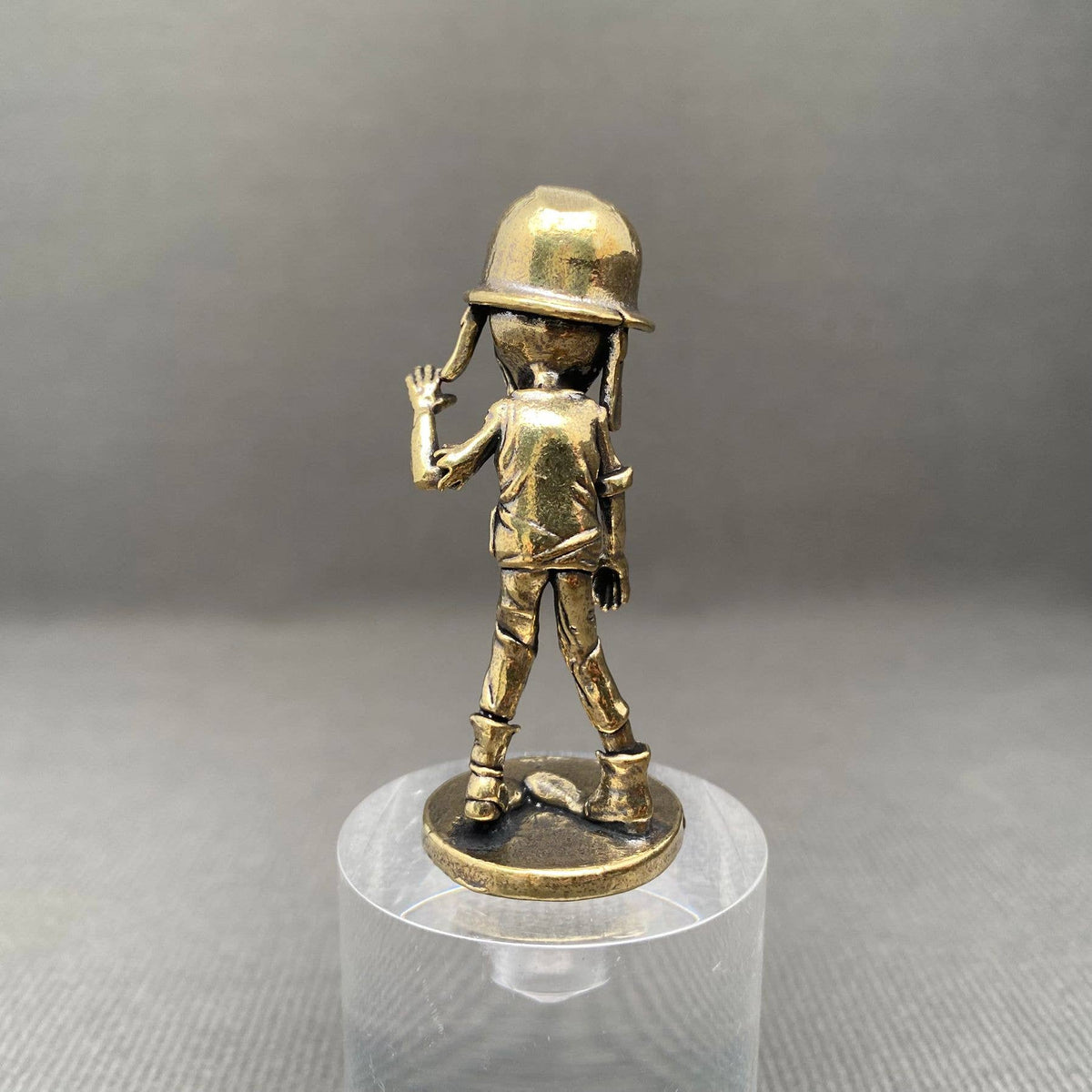 Brass Zombie Soldier Crafts Decoration Desktop Ornaments