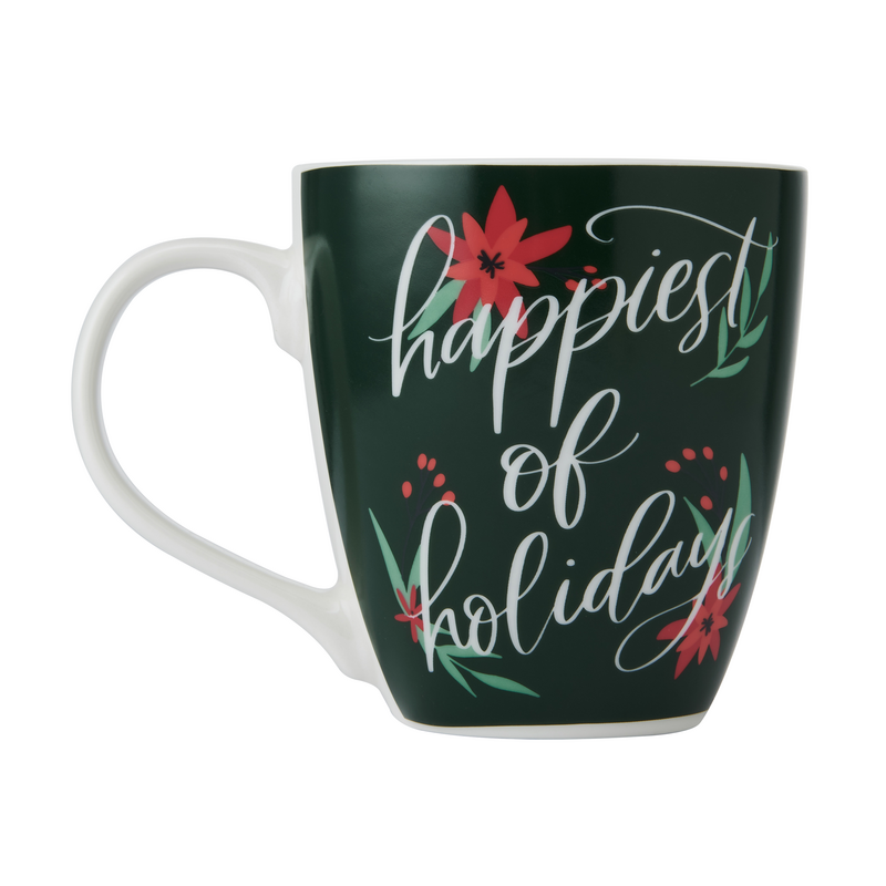 Pfaltzgraff 18Oz Mug Happiest Of Holidays Open Stock