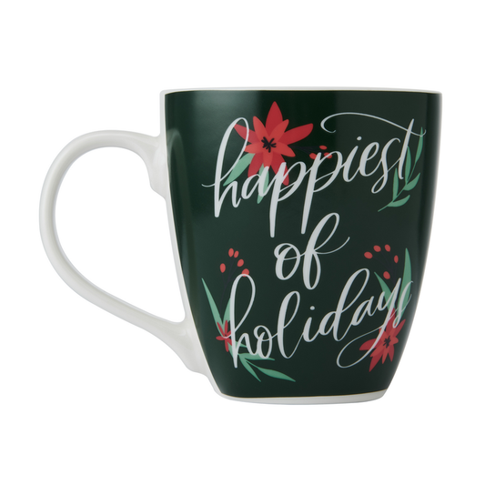 Pfaltzgraff 18Oz Mug Happiest Of Holidays Open Stock