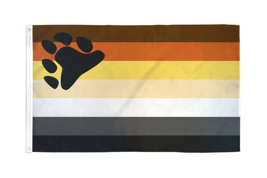Bear Pride Flag 3x5ft Poly