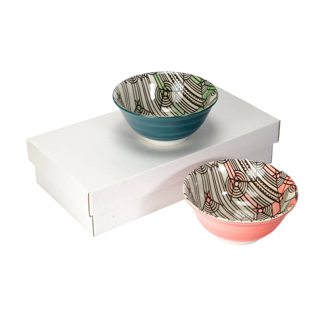 Frank Lloyd Wright April Showers Medium Bowl Set