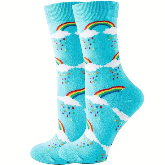 Rainbow Sky Socks
