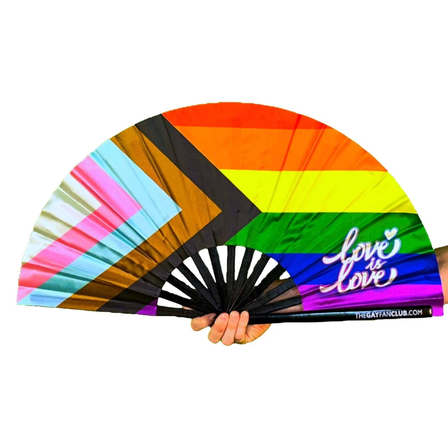 Love is Love Pride Rainbow Fan