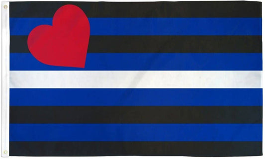 Leather Pride Flag 3x5ft Poly