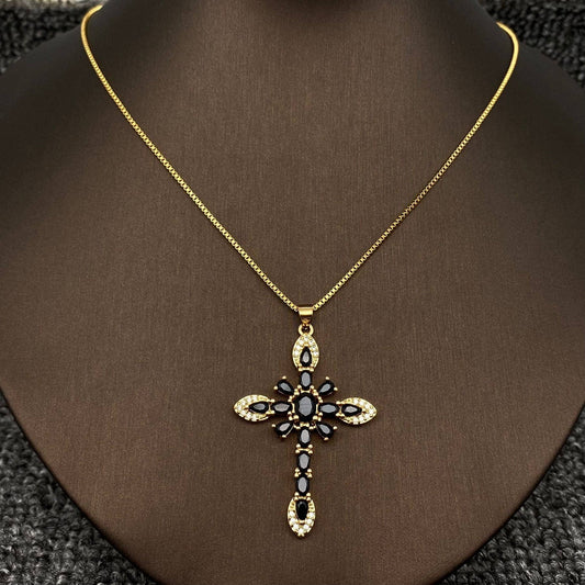 Sparkling Cross Necklace