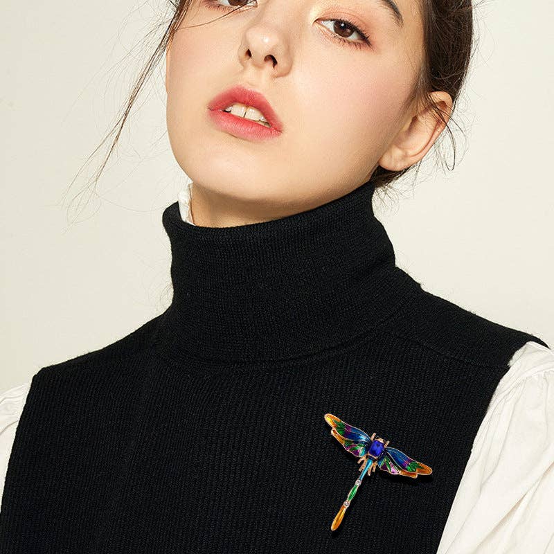 Alloy Dragonfly Brooch