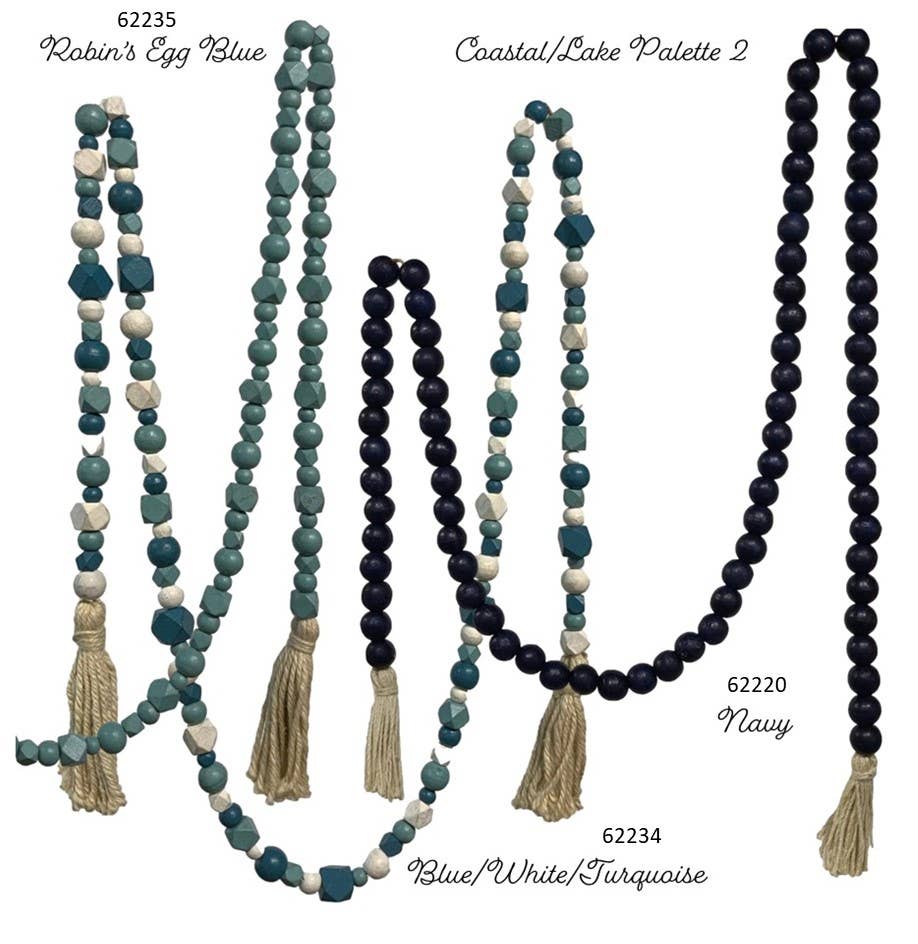 90" Wd BOHO Bead Garland for Christmas, Fall & Everyday