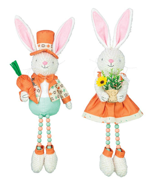 Bohemian Easter Bunny Bead Leg 2 Assorted
