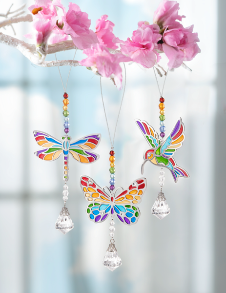 Rainbow Insect Sunjewel Ornaments