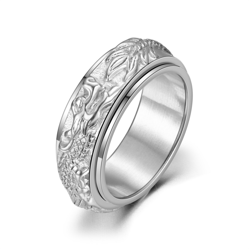 Dragon Anxiety Spinner Ring